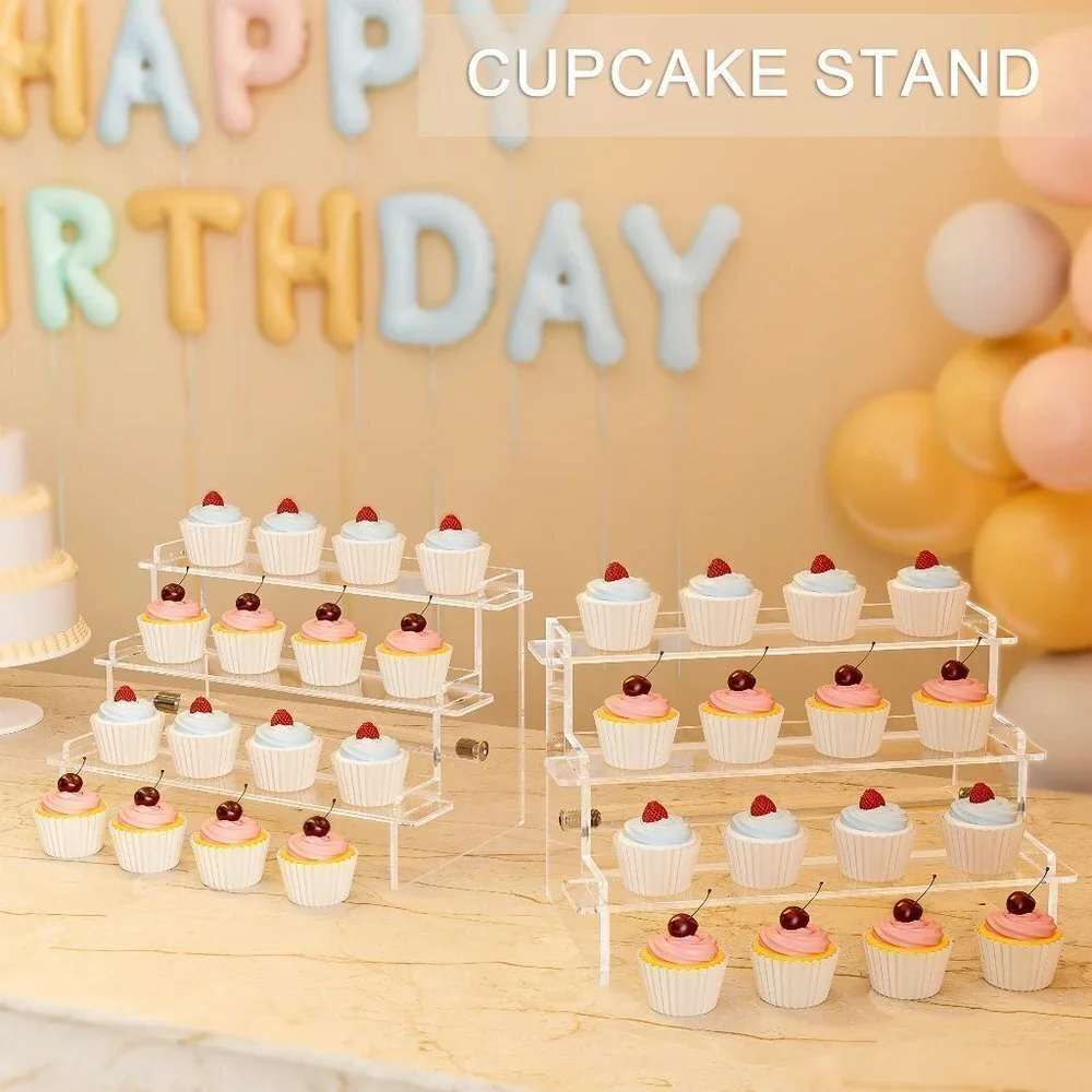 Cupcake Stand Lotion Holder Skincare Organizer Tiered Display Table Stand